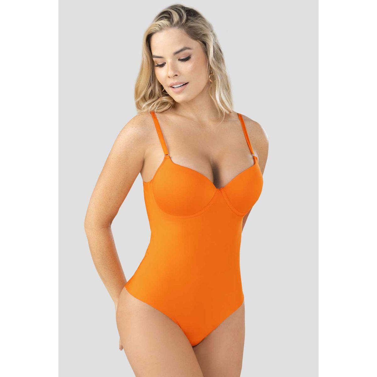 FORMAS INTIMAS - Body Mujer Naranja FI 100376