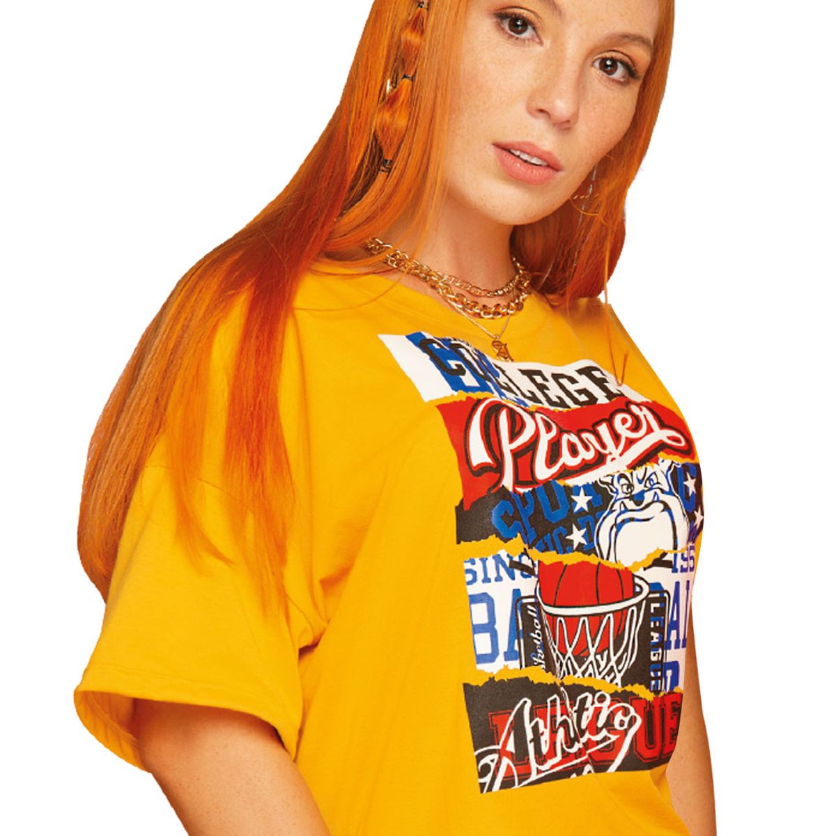 ATYPICAL - Camiseta Mujer Amarillo Atypical 16987