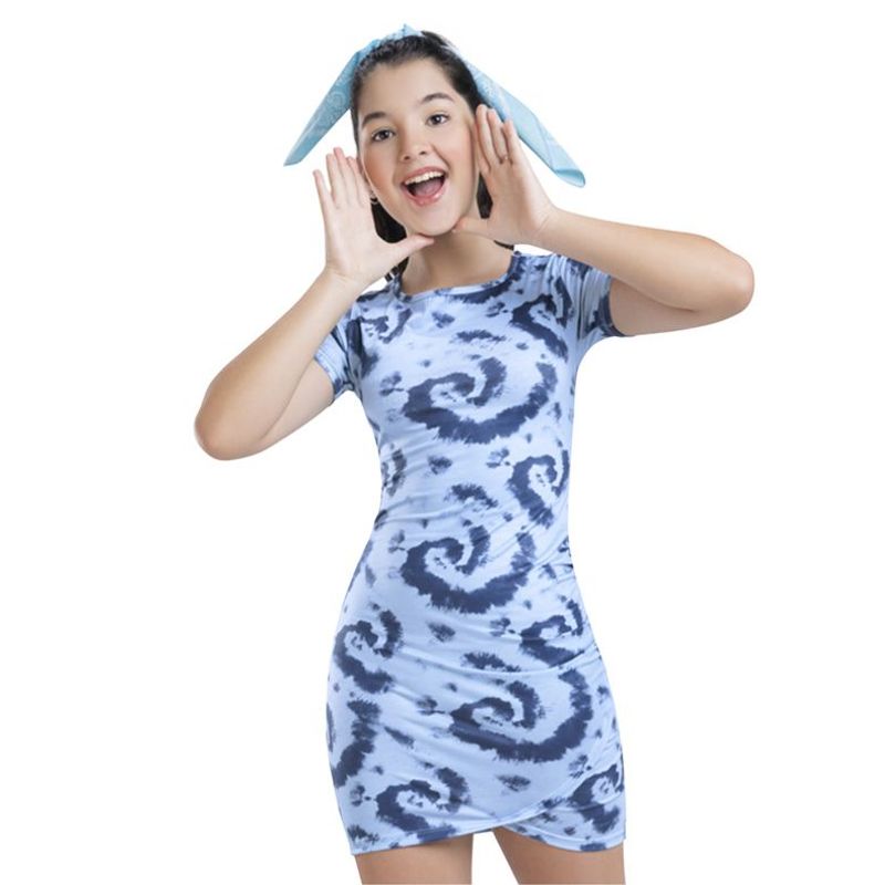 MARKETING PERSONAL - Vestido Infantil Femenino Azul Mp 7067