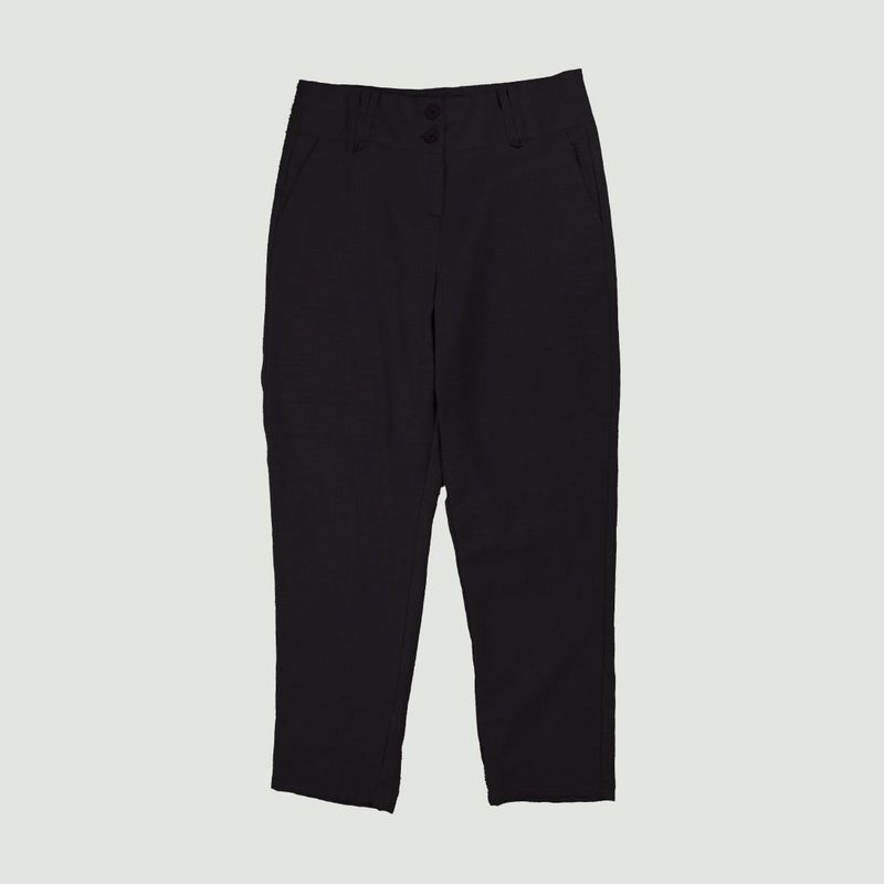 L Y H - Pantalon Para Mujer Negro Marca L&H