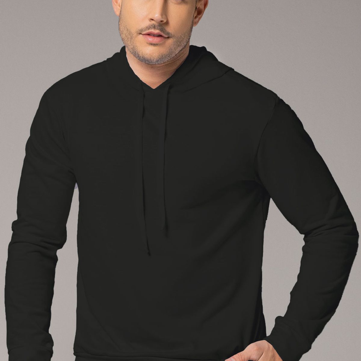 MARKETING PERSONAL - Buzo Hombre Negro Mp 393