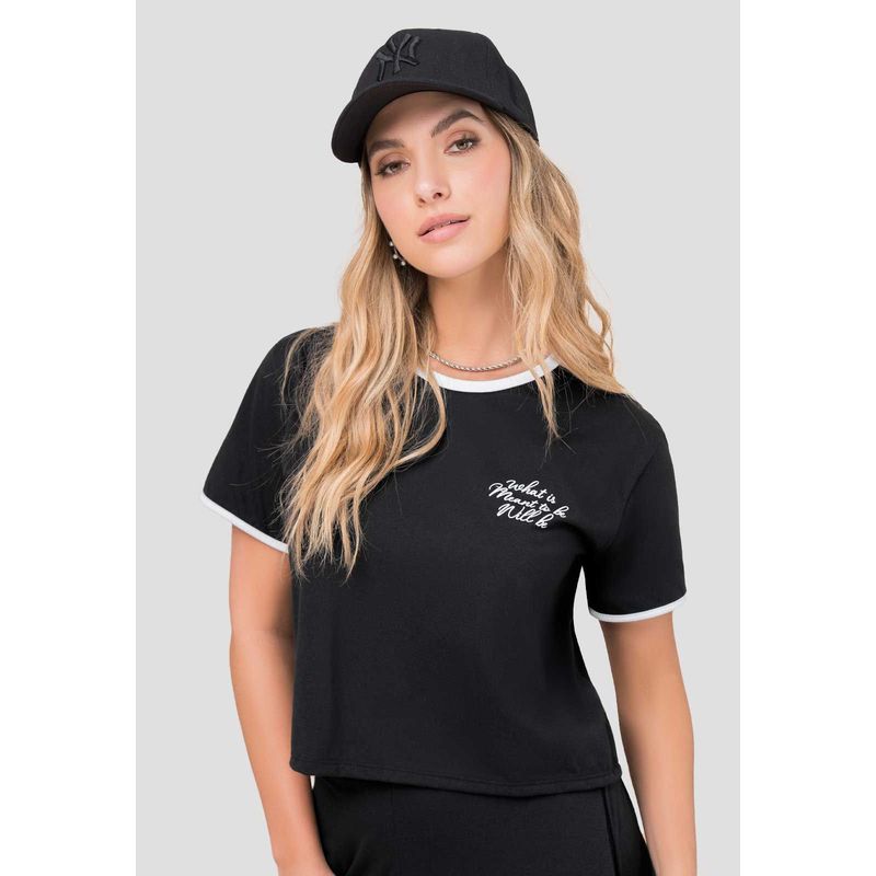 RUTTA - Camiseta Mujer Negro Rutta 101466