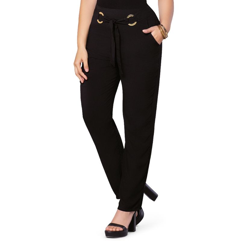 MARKETING PERSONAL - Pantalón Mujer Negro Mp 9492