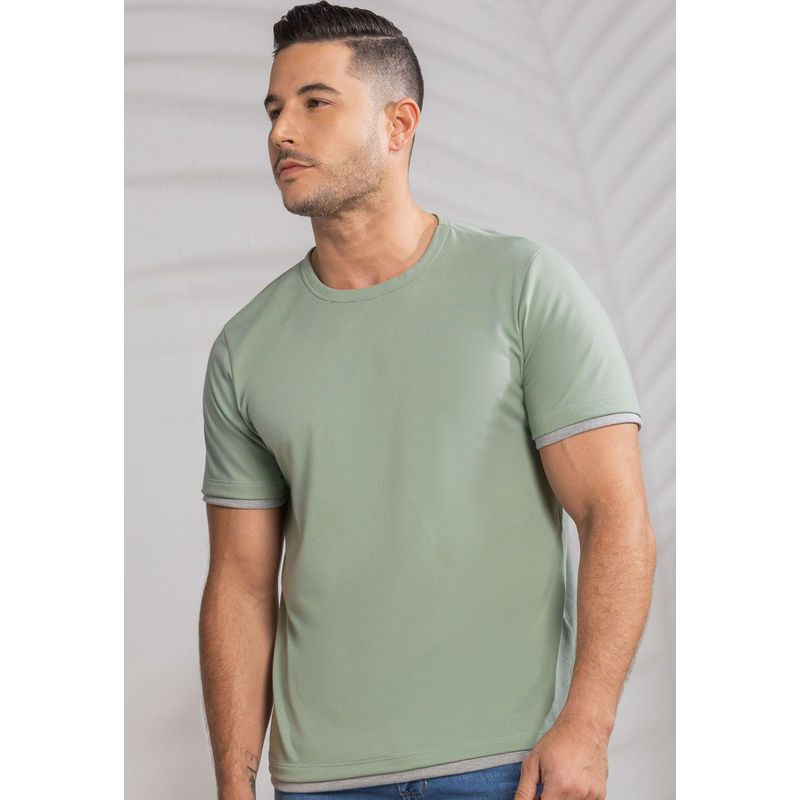 MARKETING PERSONAL - Camiseta Hombre Verde Mp 389