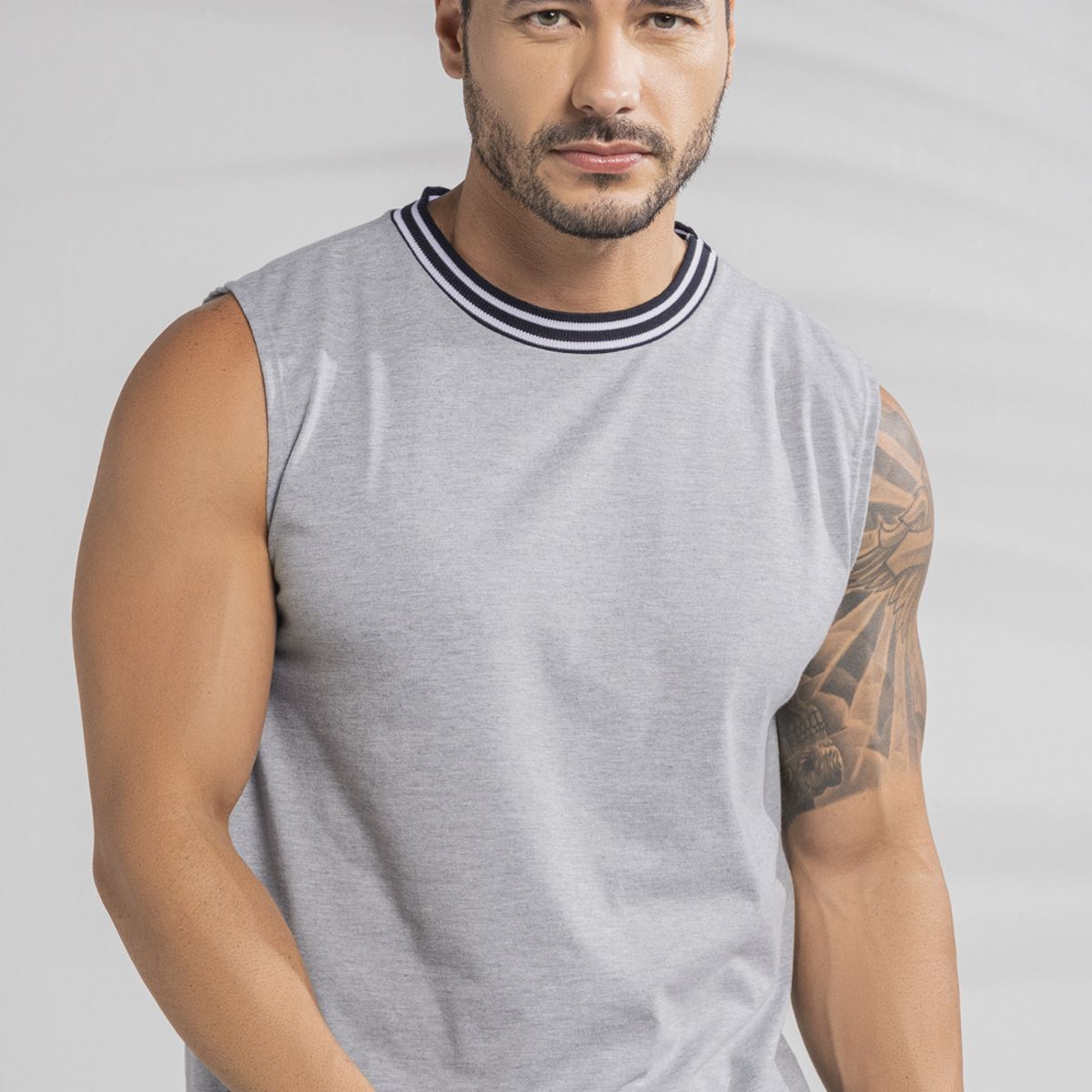 MARKETING PERSONAL - Camisilla Hombre Gris Mp 101775