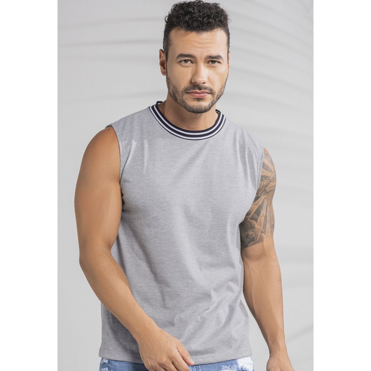 MARKETING PERSONAL - Camisilla Hombre Gris Mp 101775