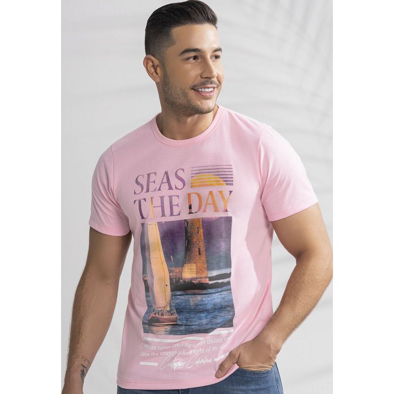 MARKETING PERSONAL - Camiseta Hombre Rosa Mp 101783