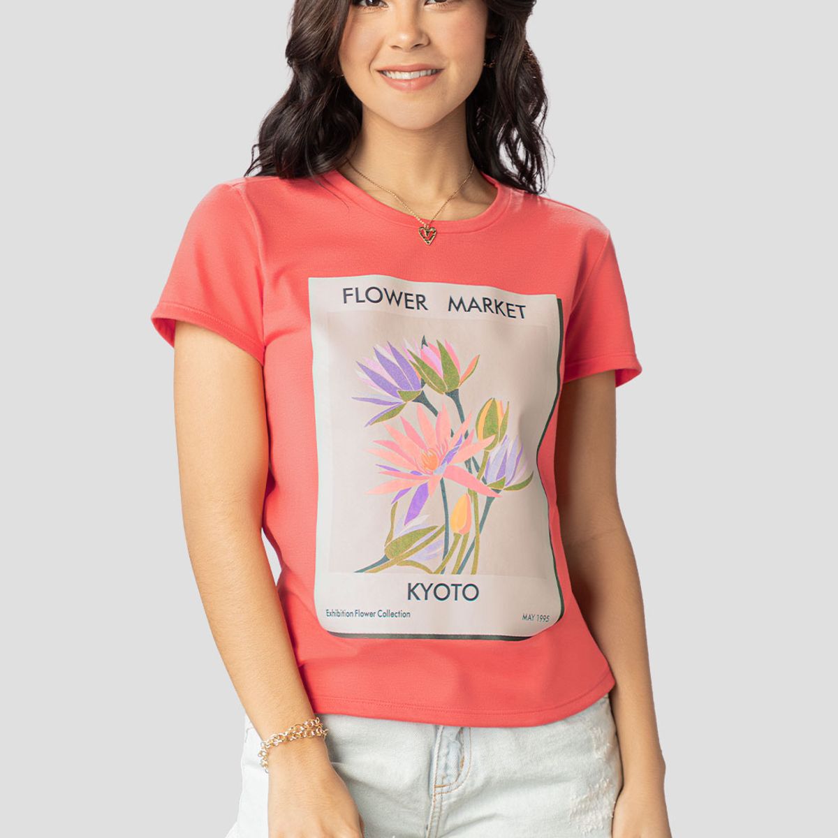 ATYPICAL - Camiseta Mujer Coral Atypical 102190