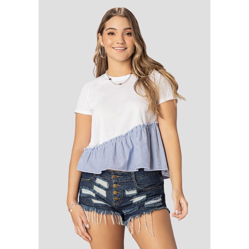 ATYPICAL - Camiseta Mujer Blanco Atypical 102193