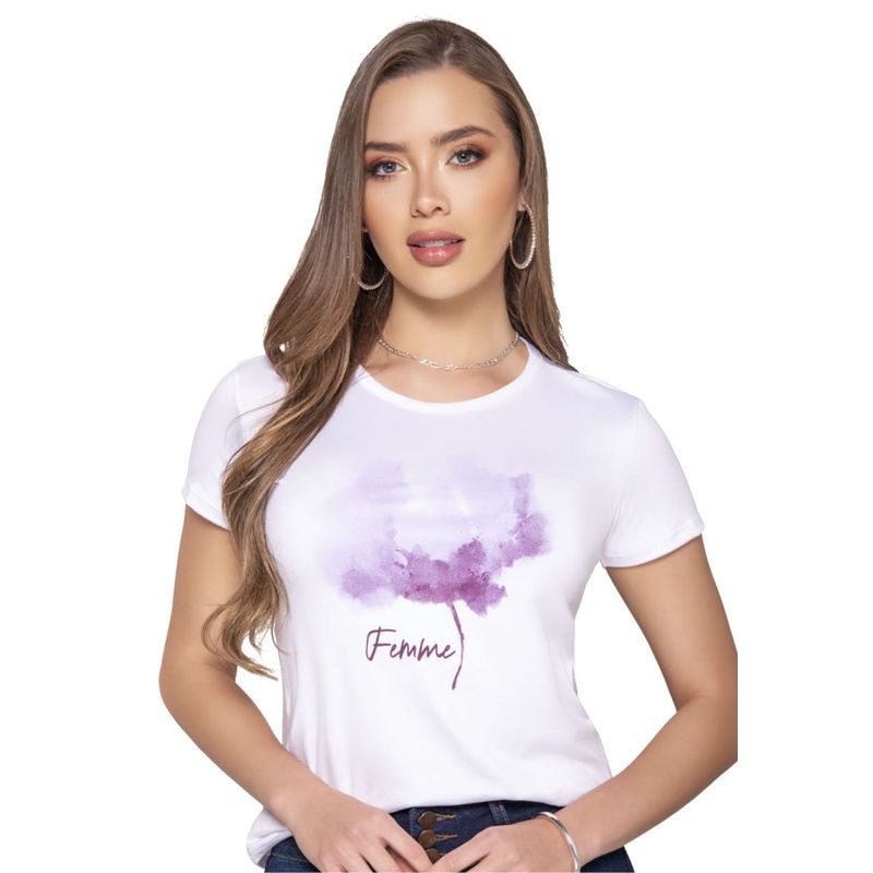 MARKETING PERSONAL - Camiseta Mujer Blanco Mp 16852