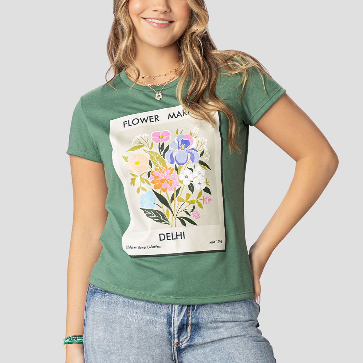 ATYPICAL - Camiseta Mujer Verde Atypical 102189
