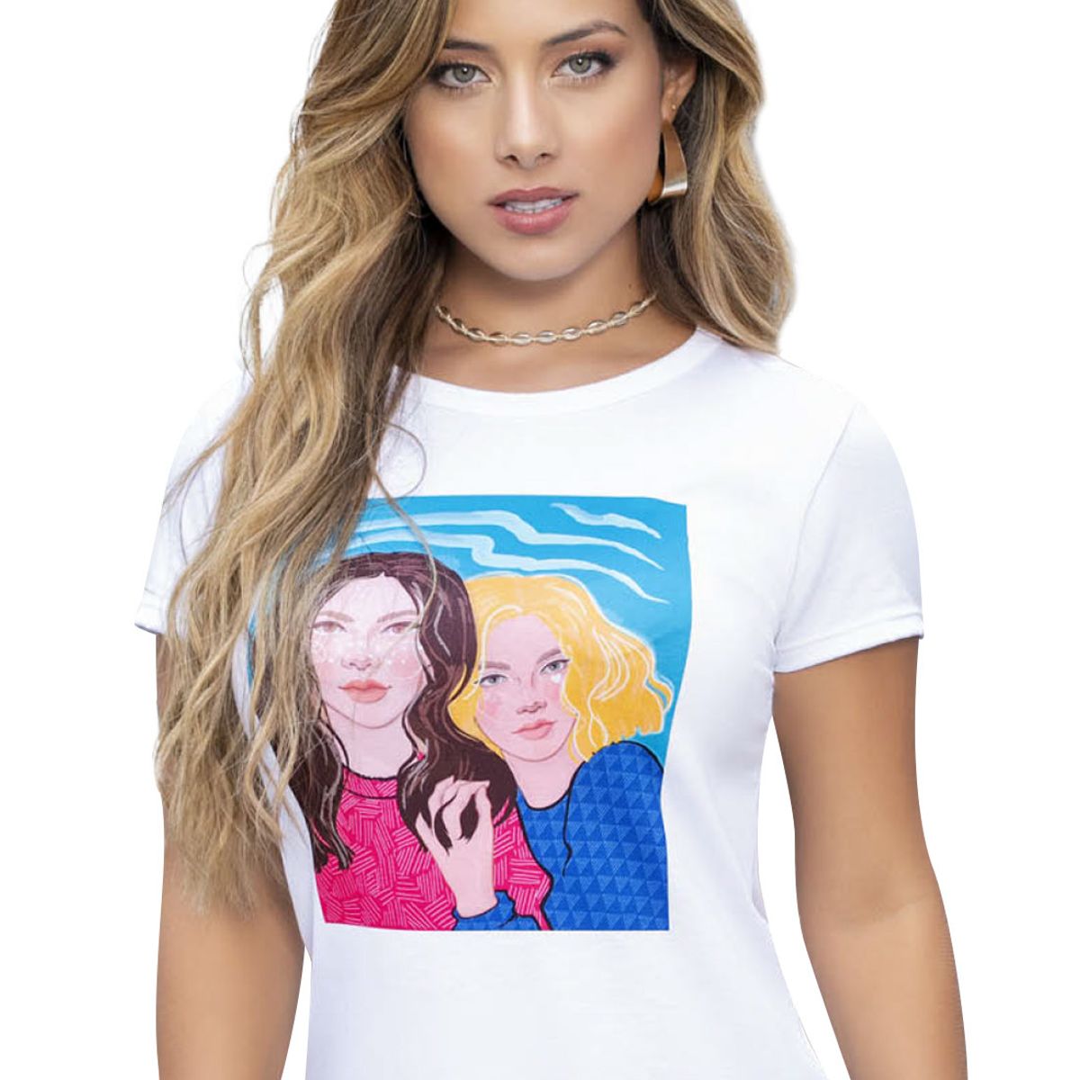 MARKETING PERSONAL - Camiseta Mujer Blanco Mp 9672