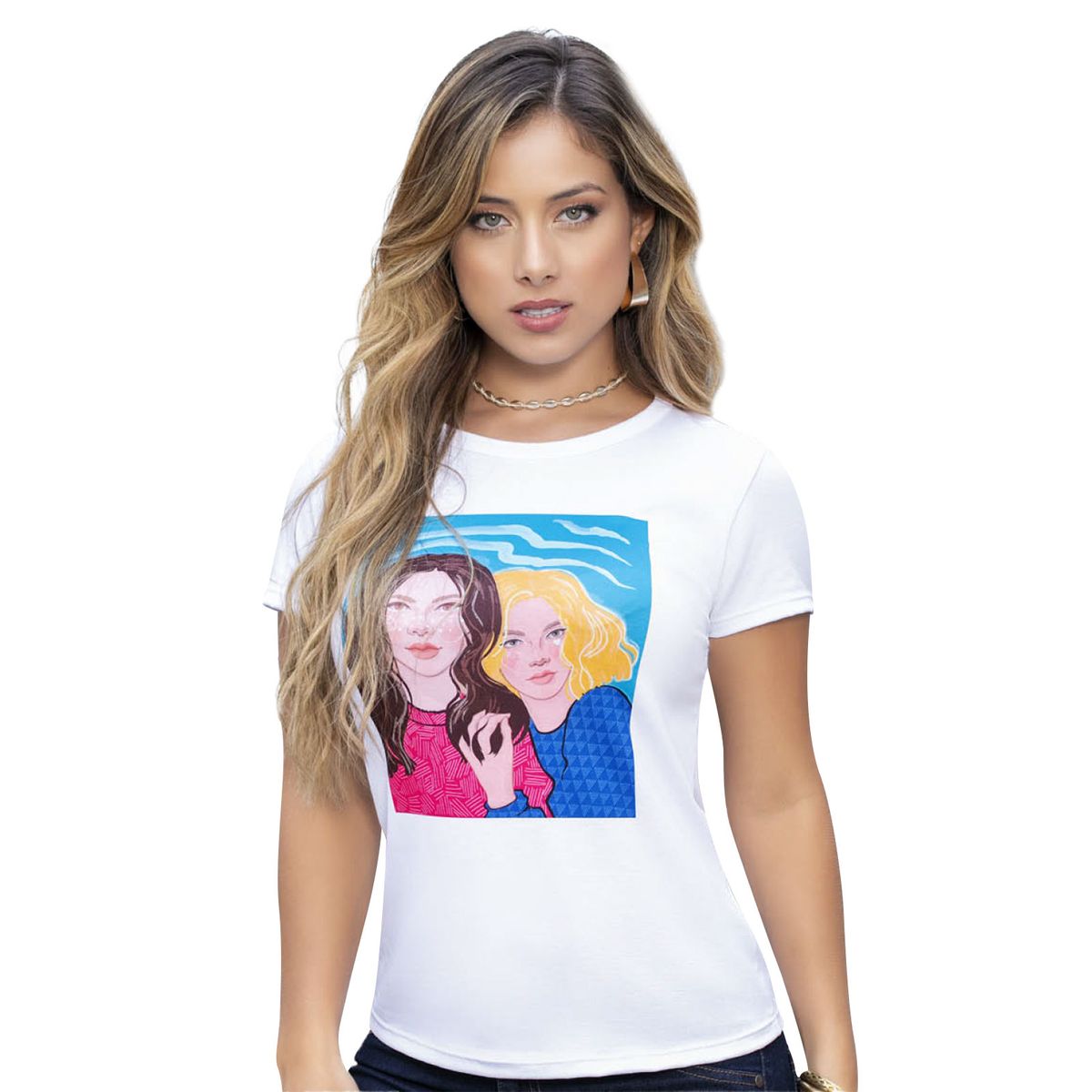 MARKETING PERSONAL - Camiseta Mujer Blanco Mp 9672