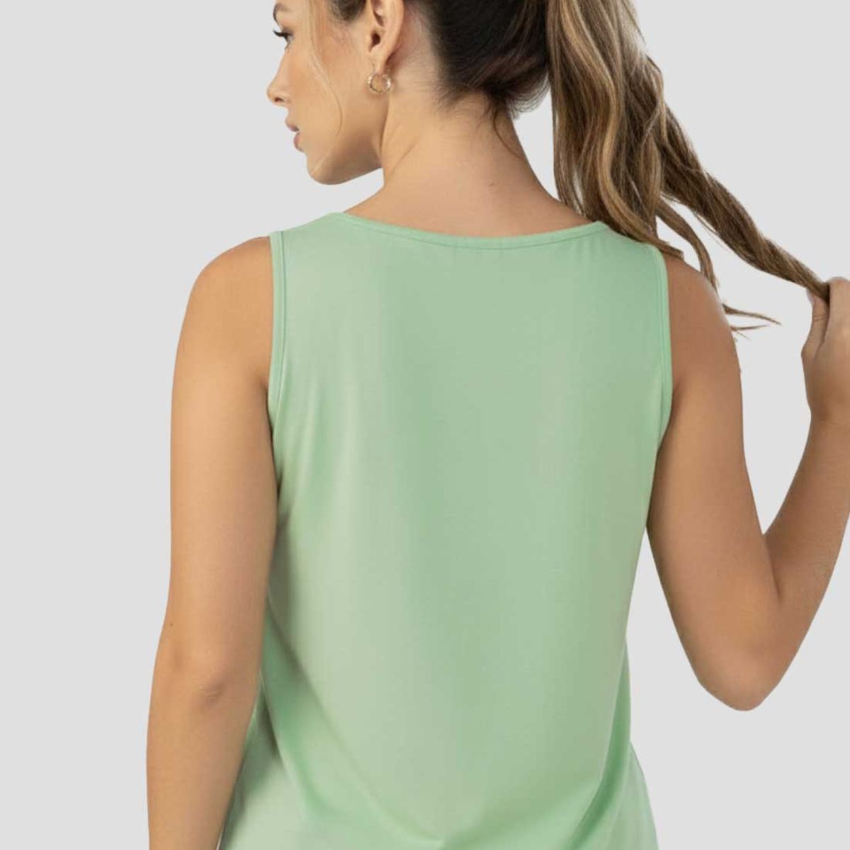 FORMAS INTIMAS - Camisilla Mujer Verde FI 100349