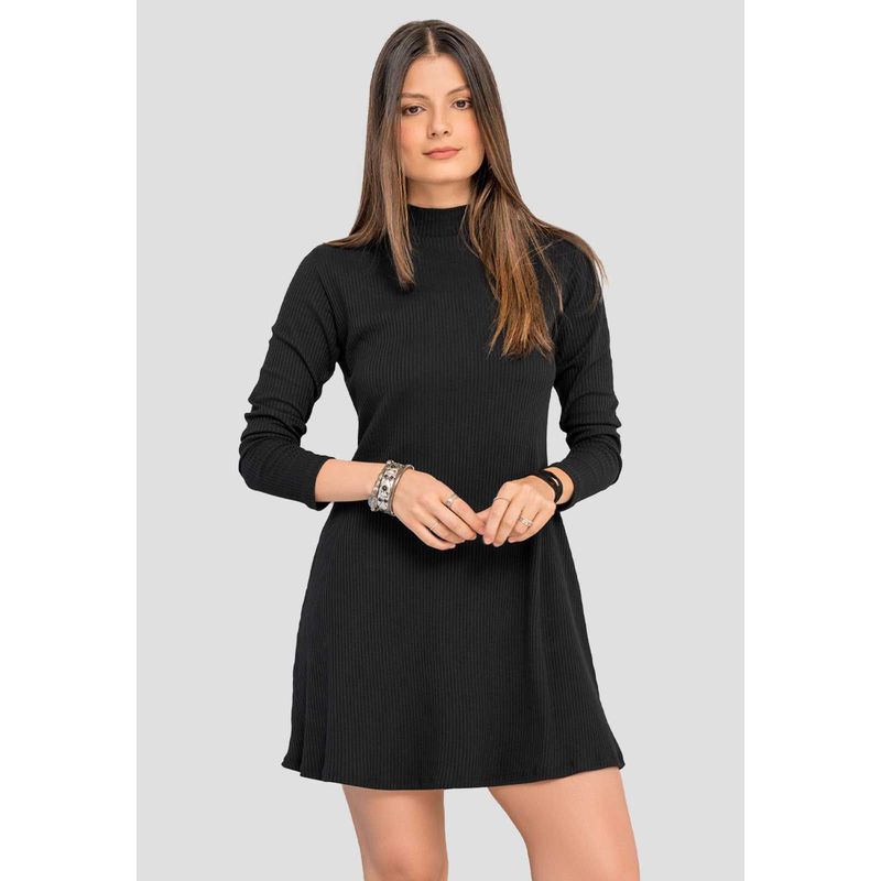 RUTTA - Vestido Corto Mujer Negro Rutta 101458