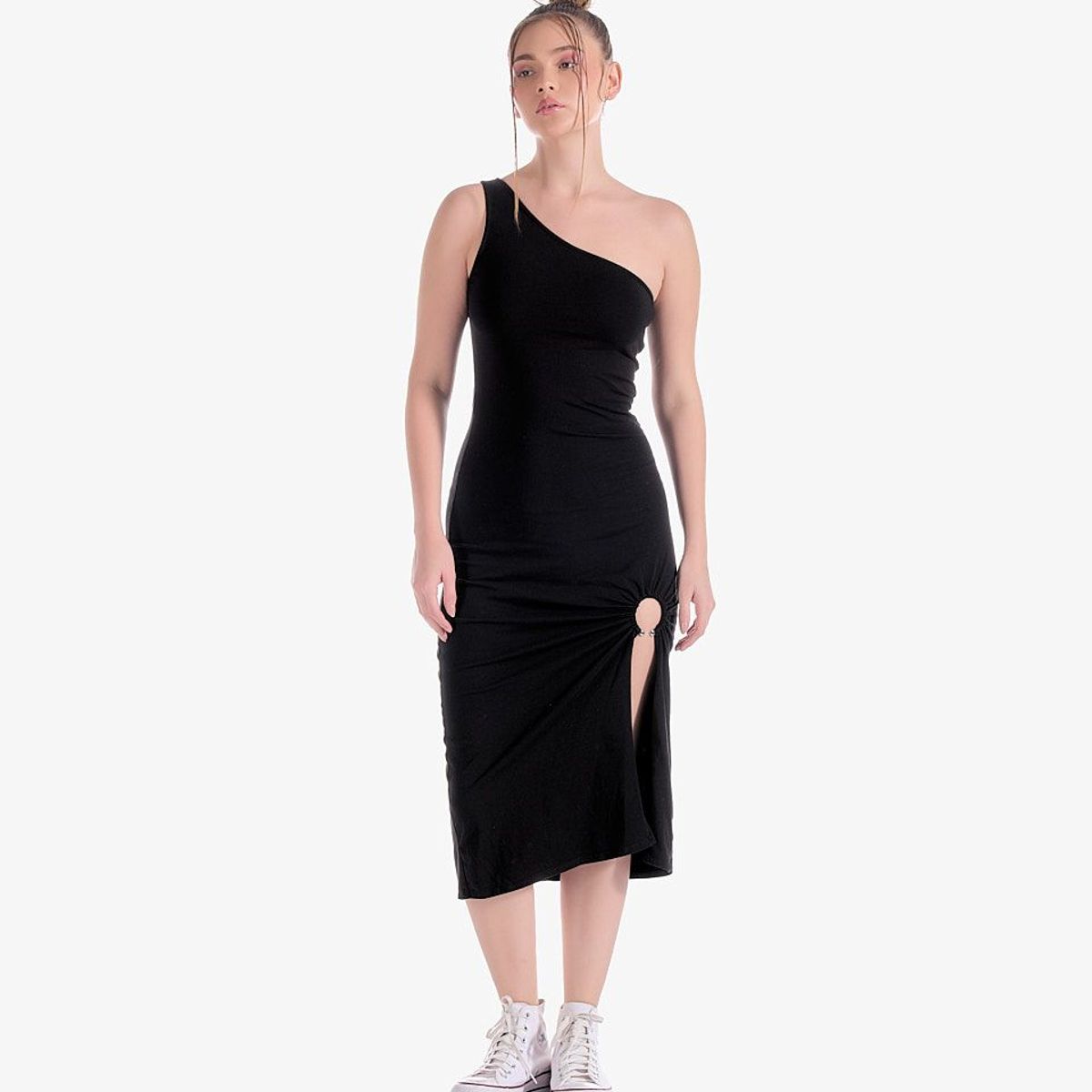 TYPER - Vestido de Un Hombro para Mujer Typer