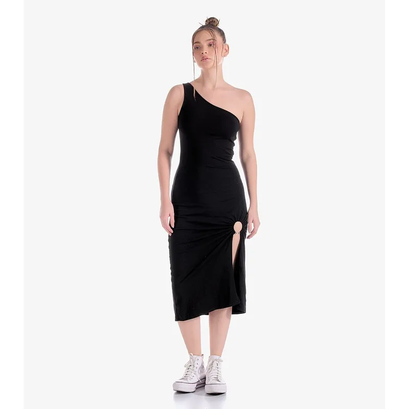 TYPER - Vestido de Un Hombro para Mujer Typer