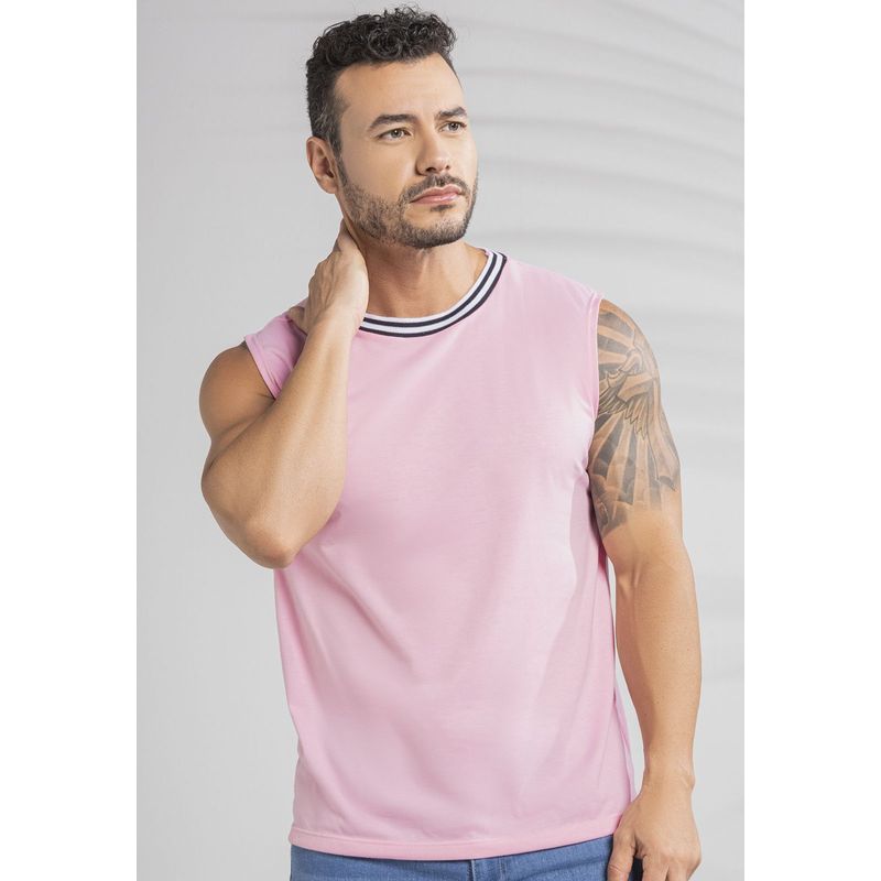 MARKETING PERSONAL - Camisilla Hombre Rosa Mp 101775