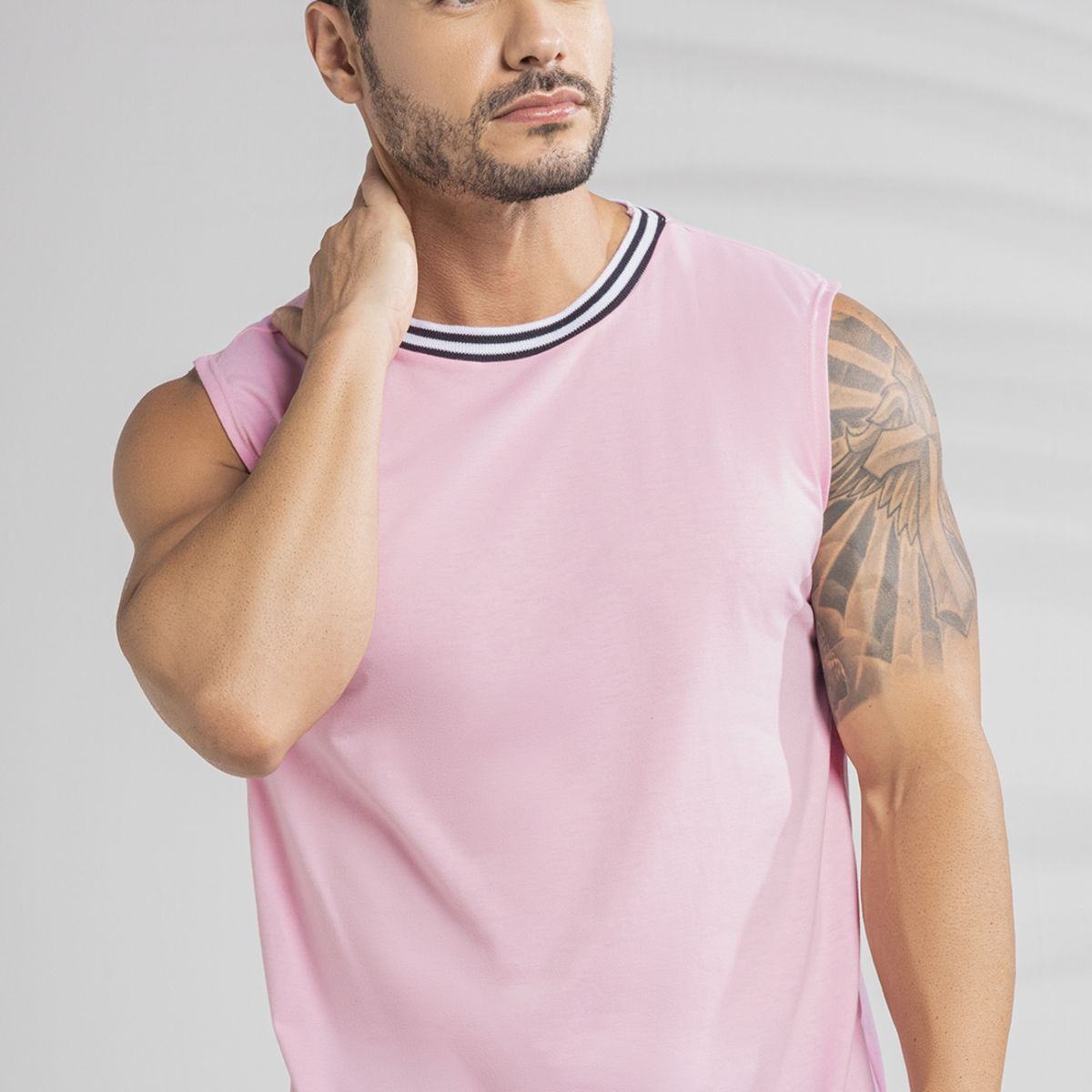 MARKETING PERSONAL - Camisilla Hombre Rosa Mp 101775