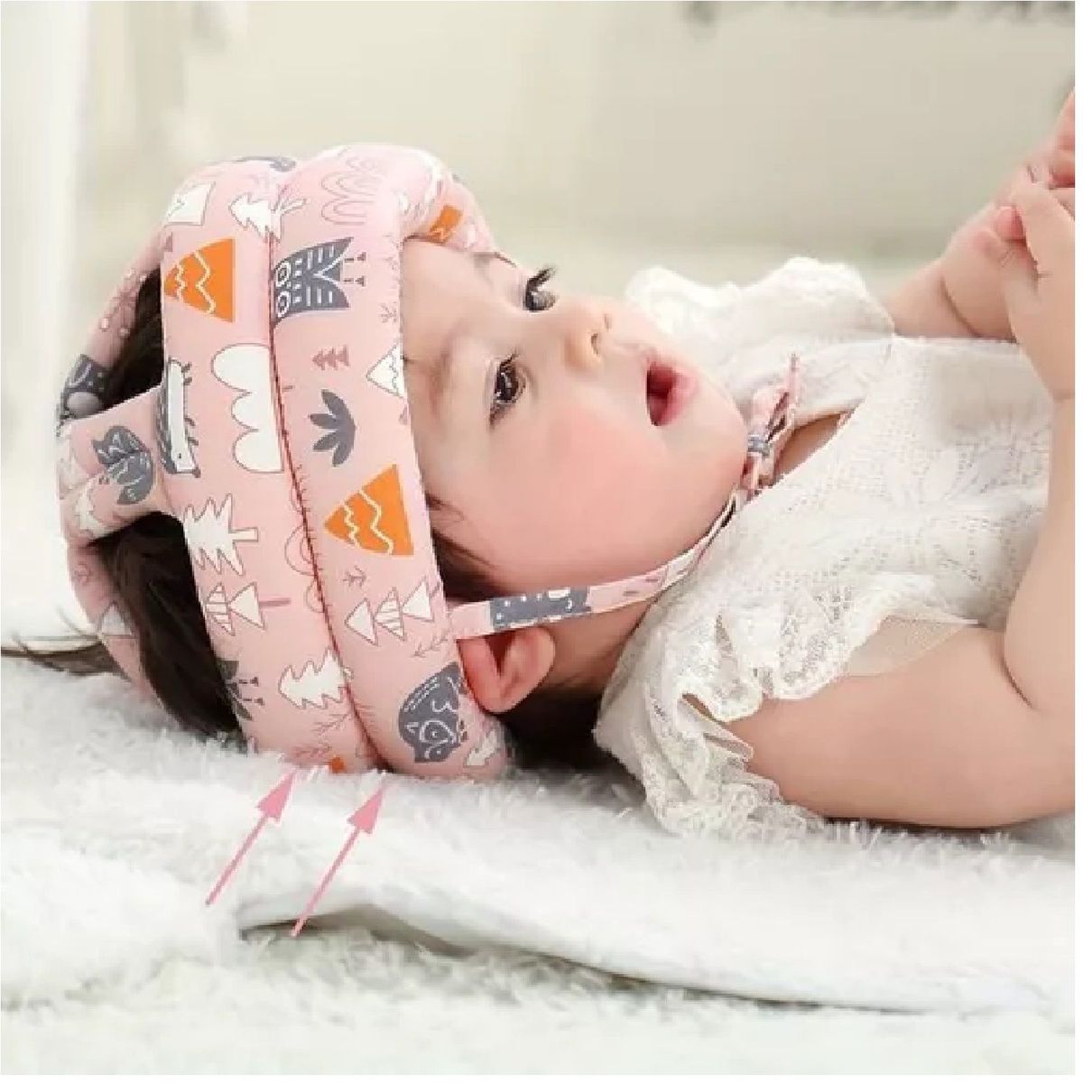 MUNDO BEBE - Casco protector para bebé protección contra golpes