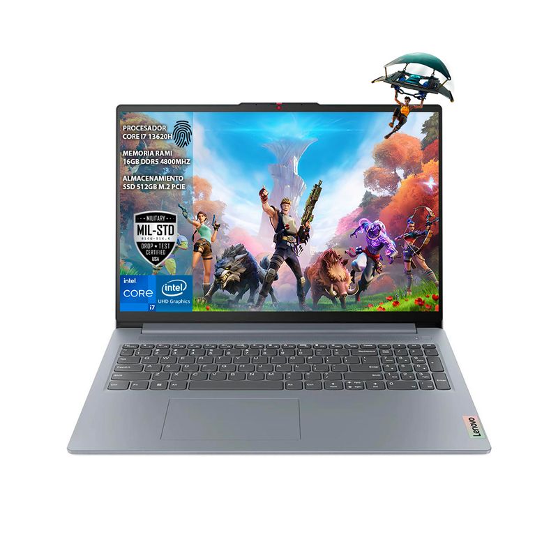 LENOVO - Portátil Lenovo IdeaPad Slim 3 Core i7 13620H 16GB 512GB 15"
