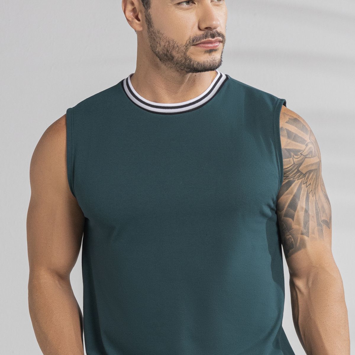 MARKETING PERSONAL - Camisilla Hombre Verde Mp 101775
