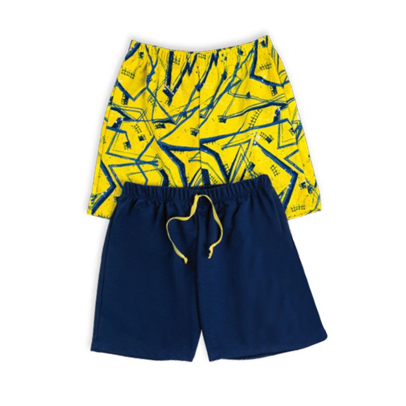 MARKETING PERSONAL - Bermuda Paq X2 Infantil Masculino Multicolor Mp 5672