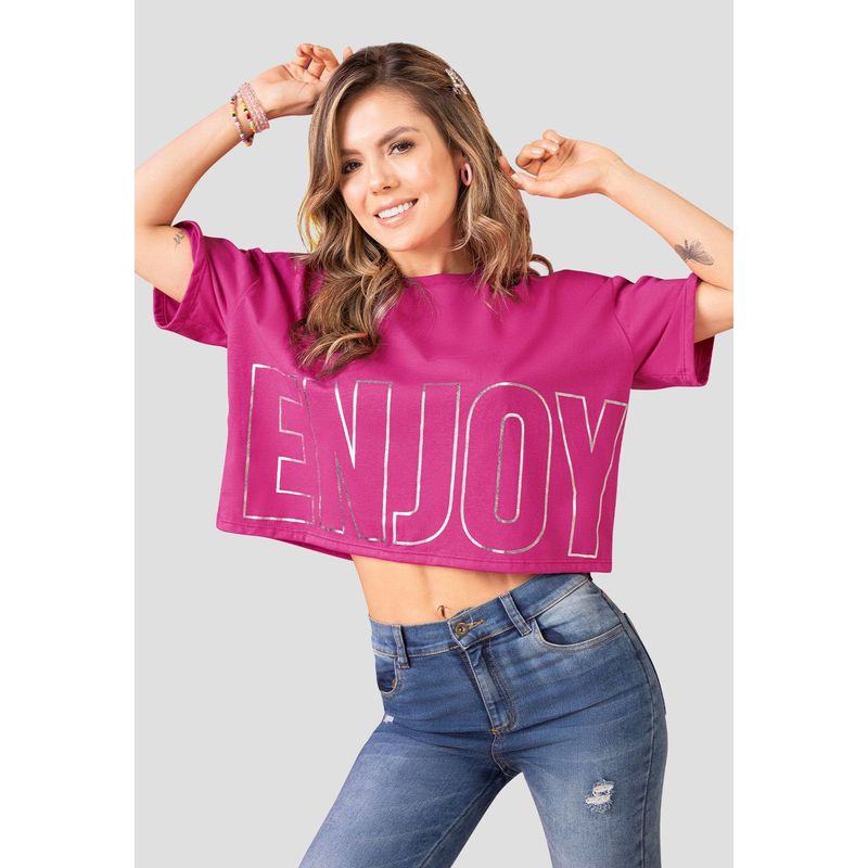 ATYPICAL - Camiseta Mujer Fucsia Atypical 102169