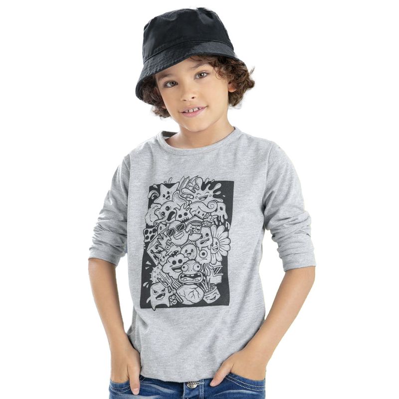 MARKETING PERSONAL - Camibuzo Infantil Niño Gris Mp 9781