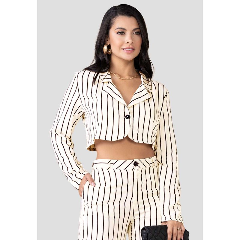 MARKETING PERSONAL - Blazer Mujer Blanco Mp 100294