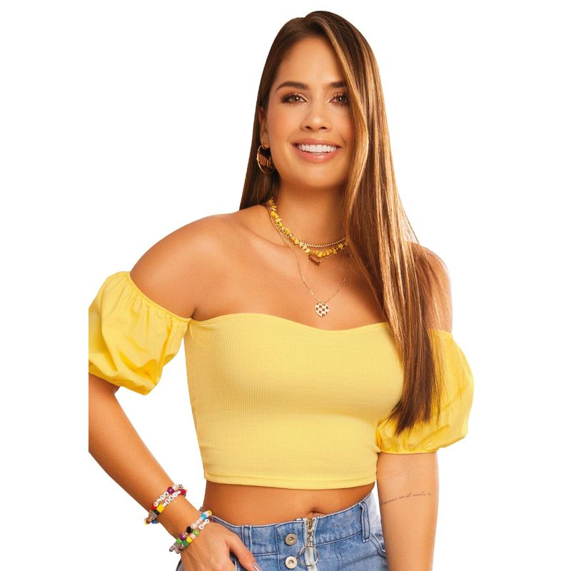 ATYPICAL - Blusa Mujer Amarillo Atypical 16745
