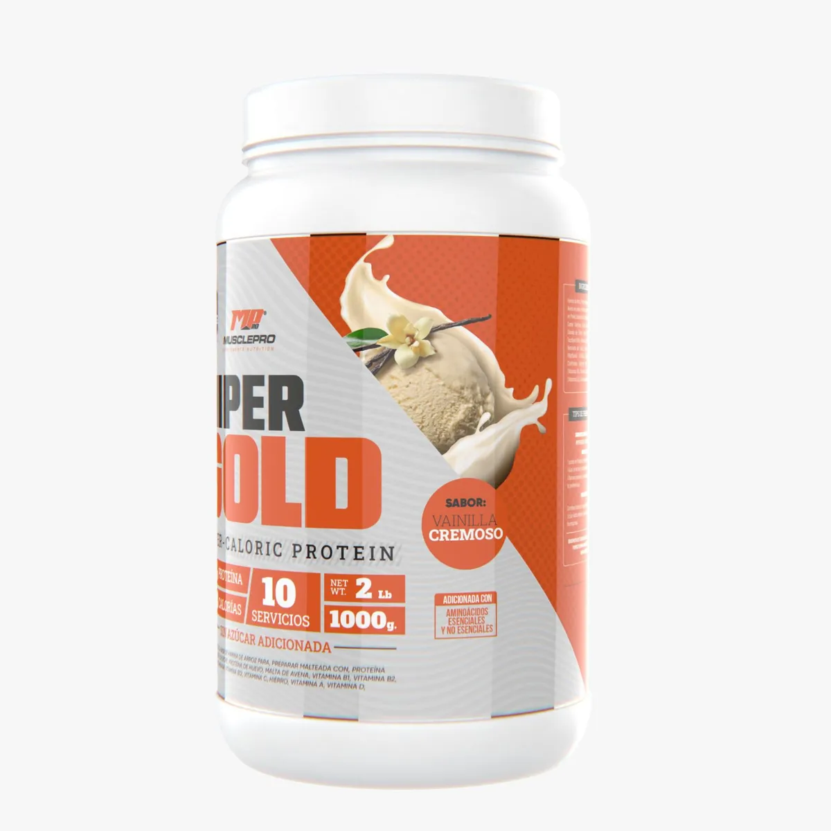GENERAL - Proteína Hiper Gold 2 Libras volumen muscular