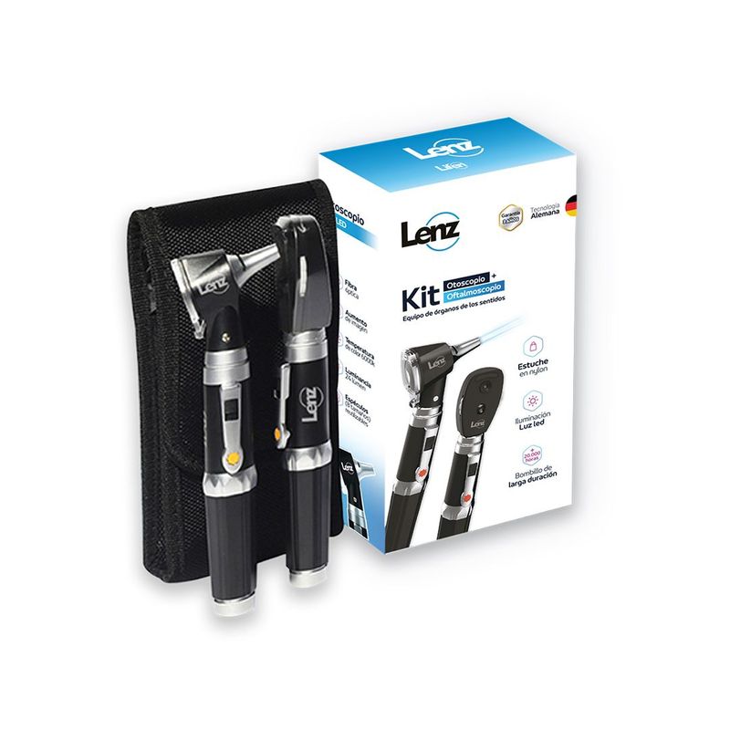 LENZ - KIT OTOSCOPIO Y OFTALMOSCOPIO LENZ