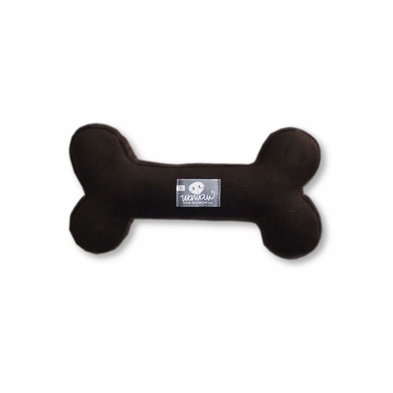 WAWAW - Juguete para perro  talla Hueso Wawaw café oscuro Wawaw