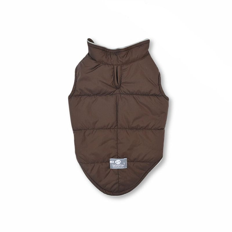 WAWAW - Chaleco para perro  talla L lifesavers café embone reflectivo 2 Wawaw