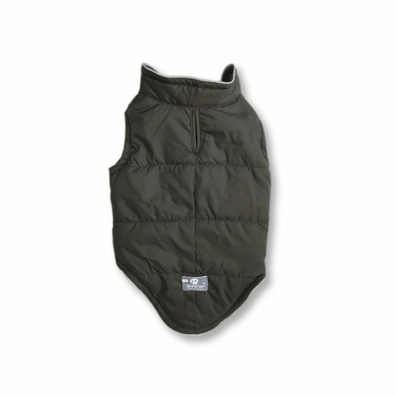 WAWAW - Chaleco para perro  talla M lifesavers verde militar embone reflectivo Wawaw
