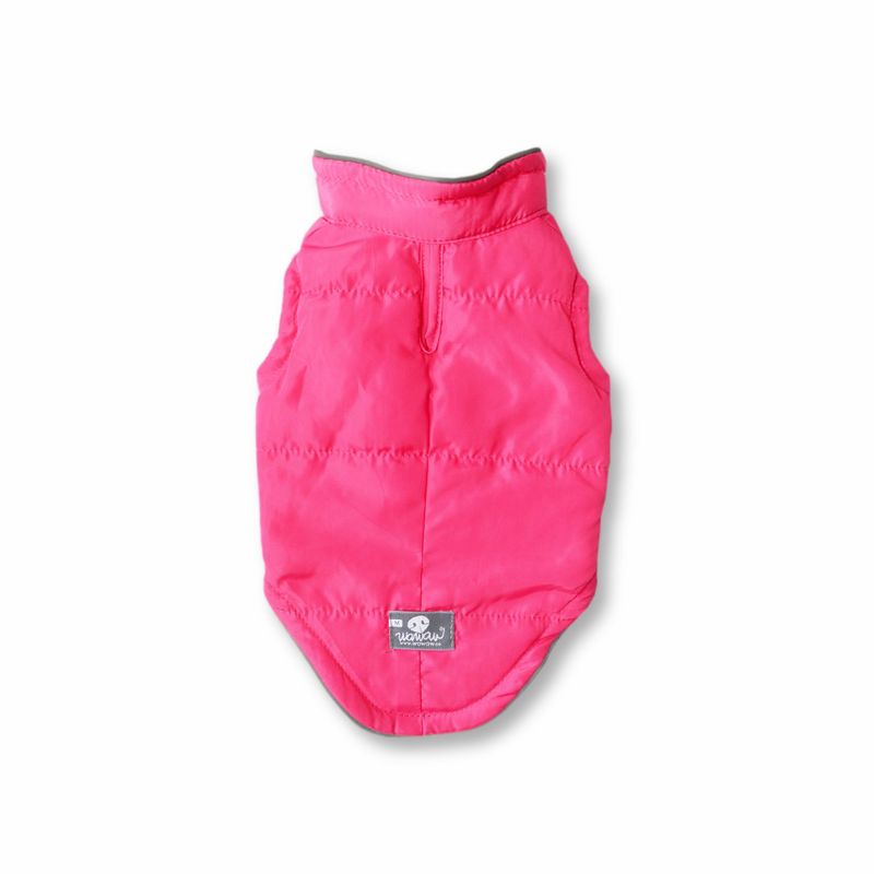 WAWAW - Chaleco para perro  talla S lifesavers fucsia embone reflectivo Wawaw