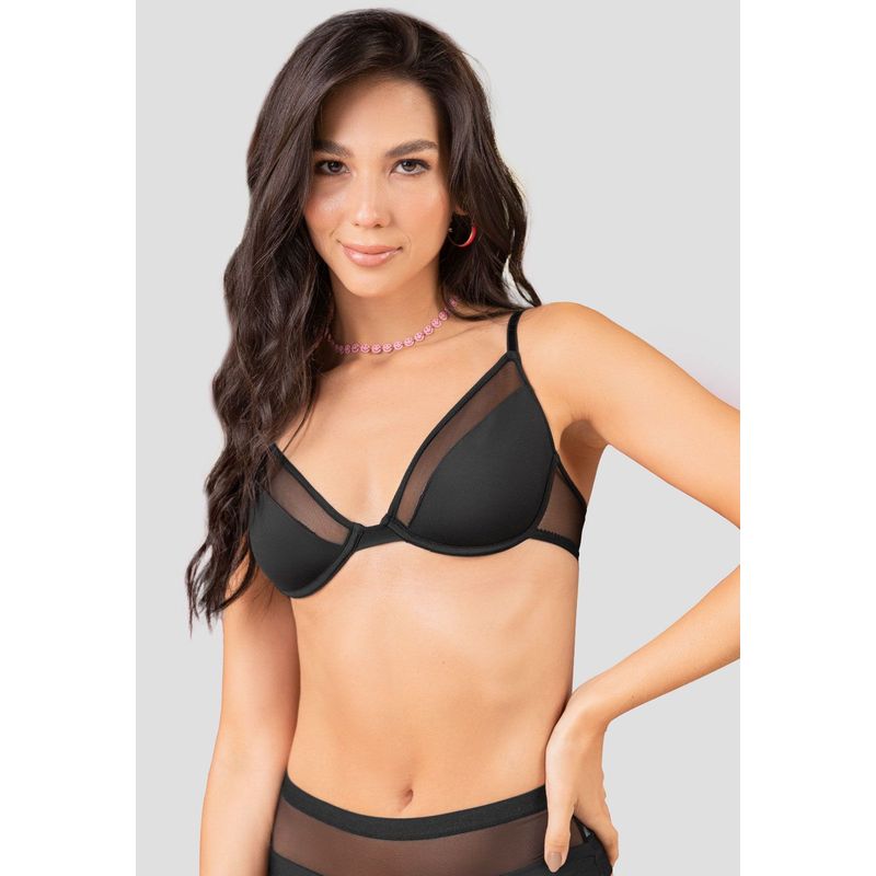 FORMAS INTIMAS - Brasier Mujer Negro FI 102331