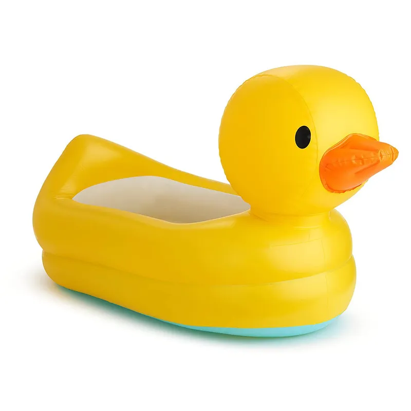 MUNCHKIN - Bañera Inflable Pato Munchkin Piscina Portatil Para Bebe