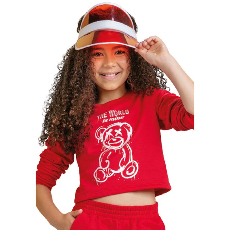 MARKETING PERSONAL - Buzo Niñas Infantil Rojo Mp 9928