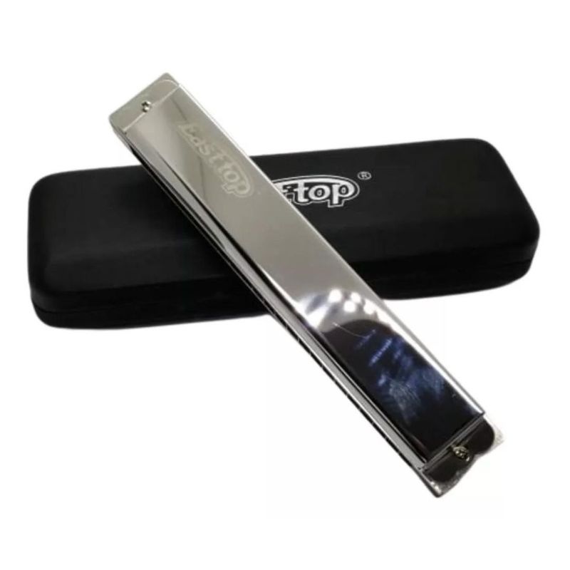 MAZUGI - Armonica 24 Celdas Instrumento Viento Estuche Harmonica Fina