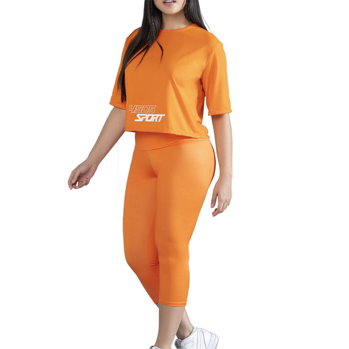 FORMAS INTIMAS - Conjunto Mujer Naranja FI 9598