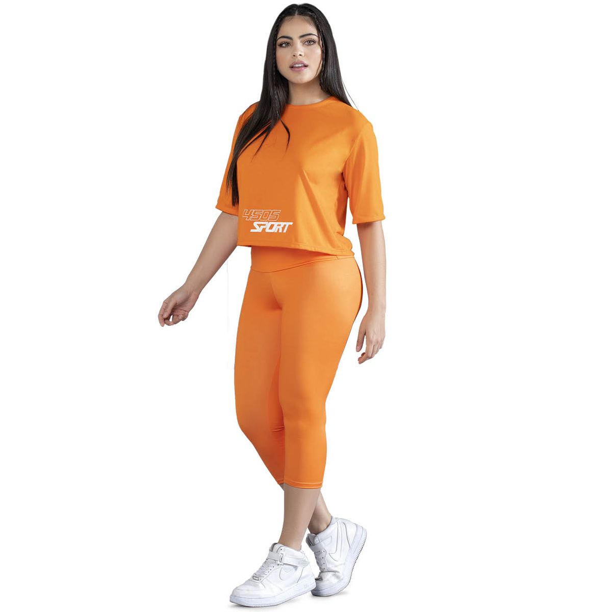 FORMAS INTIMAS - Conjunto Mujer Naranja FI 9598