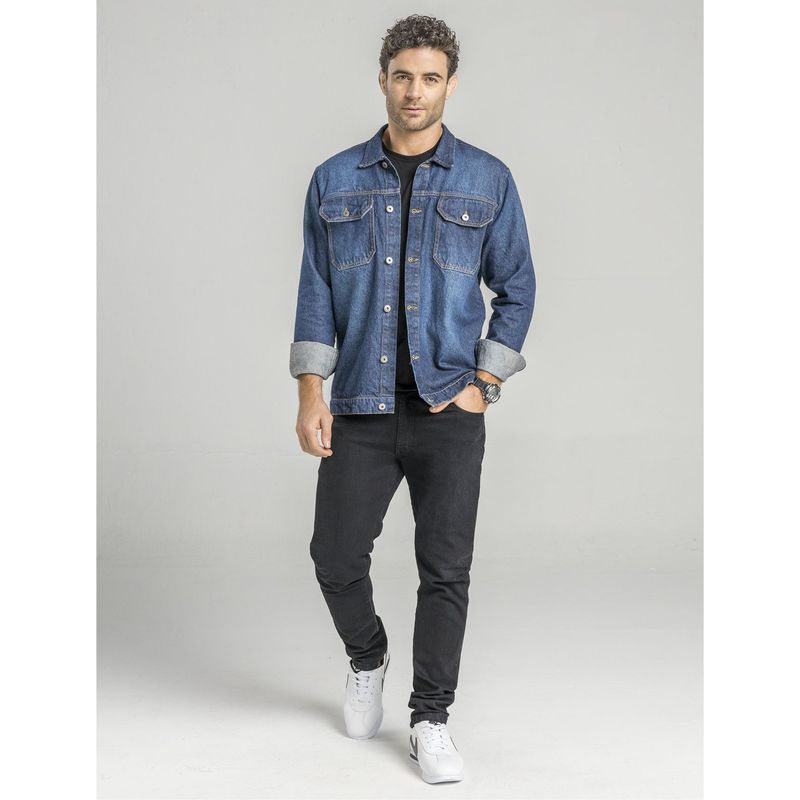 MARKETING PERSONAL - Chaqueta Hombre Azul Mp 268