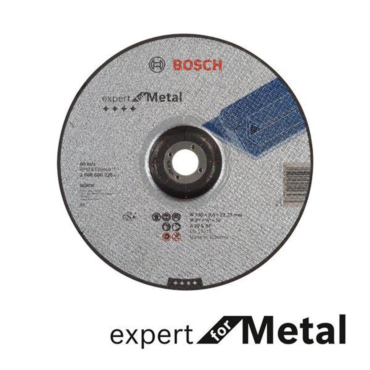 BOSCH - DISCO CORTE METAL 9" X 1/8" X 7/8" EXPERT T-27
