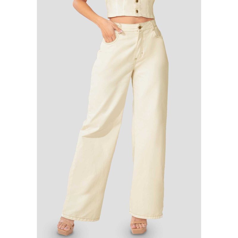 MARKETING PERSONAL - Jean Mujer Blanco Mp 100309