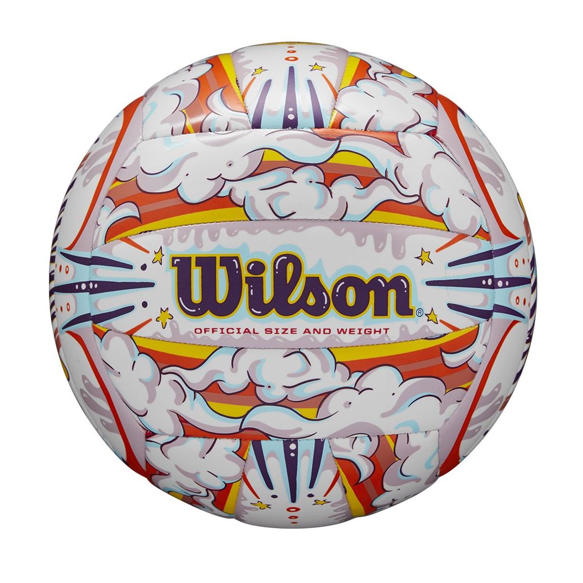 WILSON - Balón de Voleibol Wilson Graffiti Peace NO5 Naranja