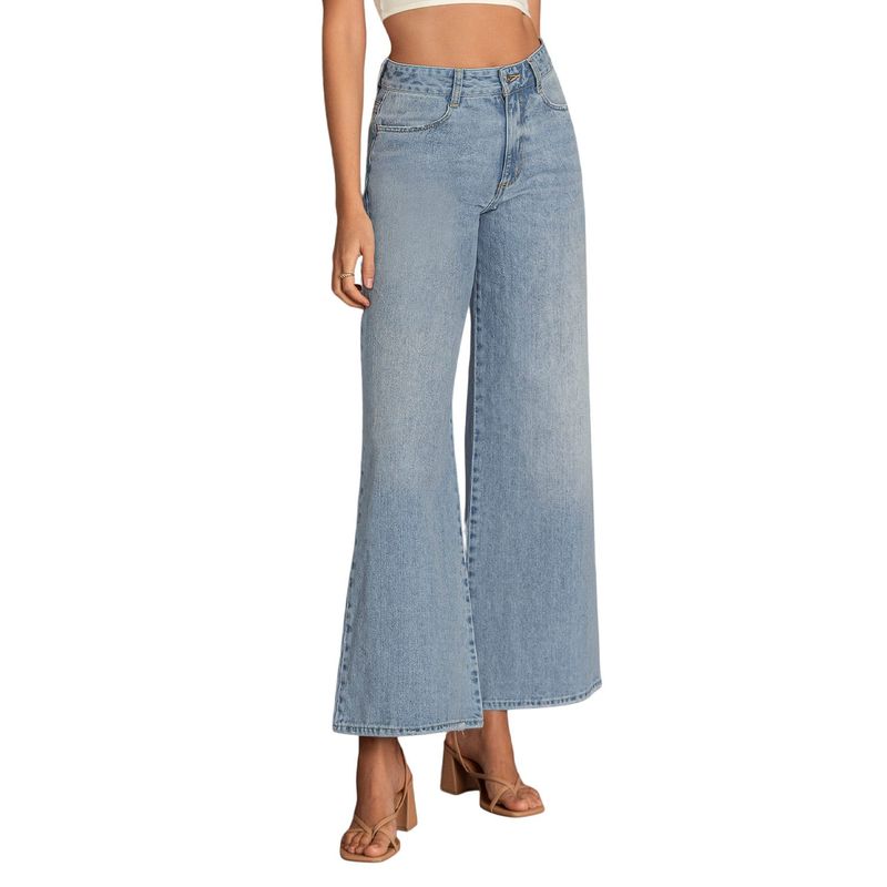 LEONISA - Leonisa Jean wide leg con bolsillos funcionales