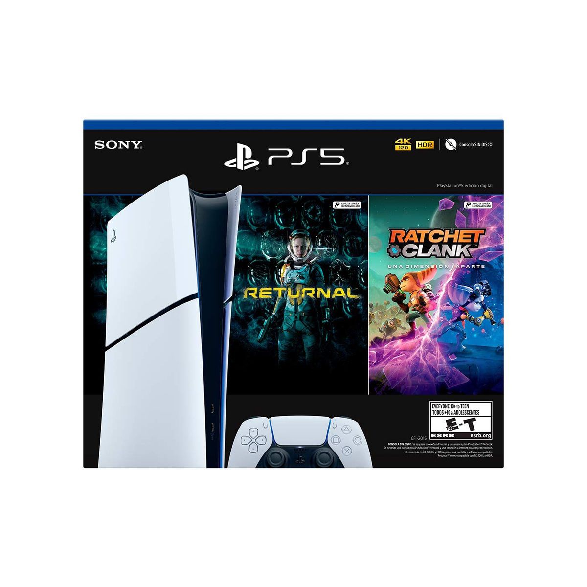 SONY - PlayStation®5 Slim Digital- Ratchet & Clank Rift Apart y Returnal