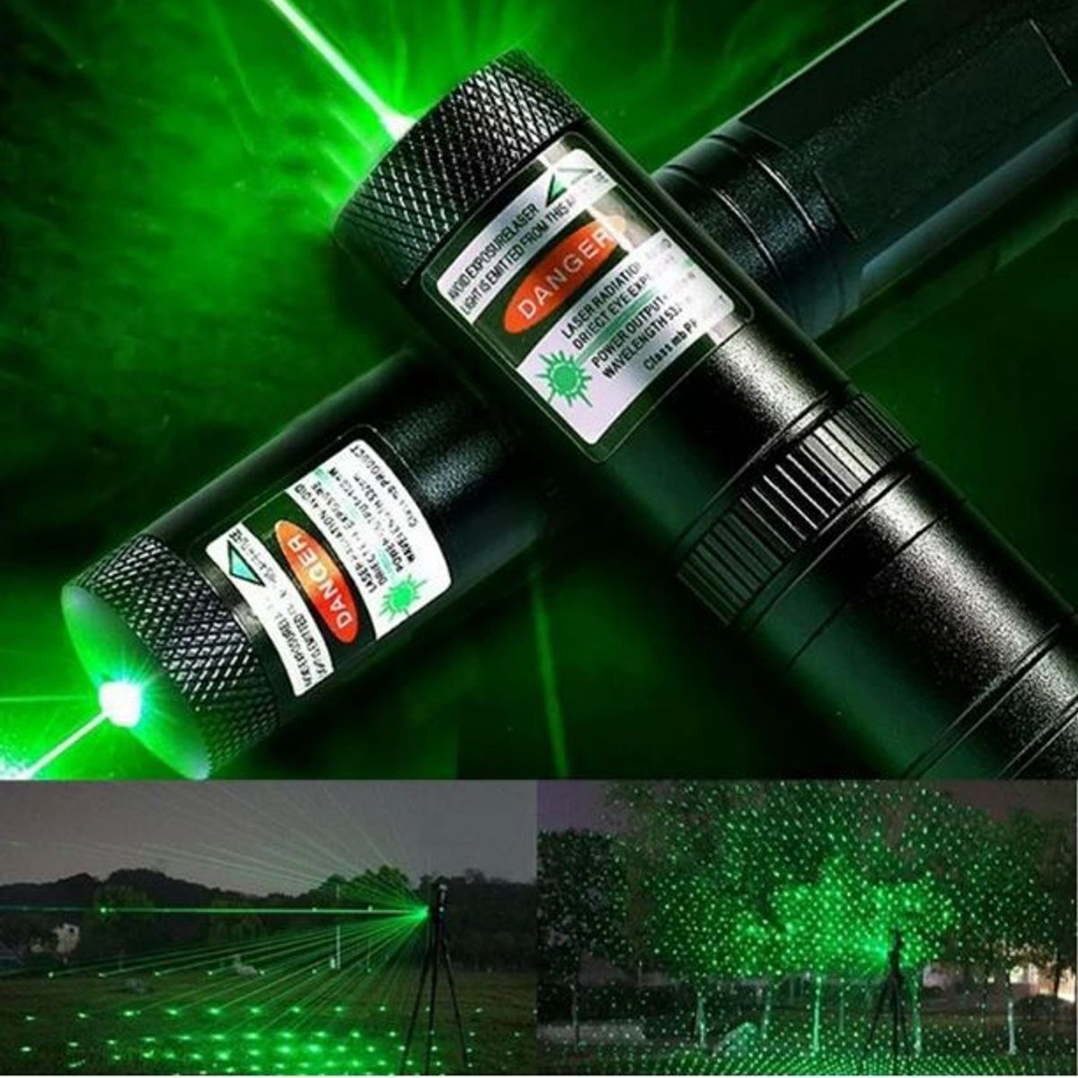 GENERICO - Laser Apuntador Multipunto Recargable Largo Alcance